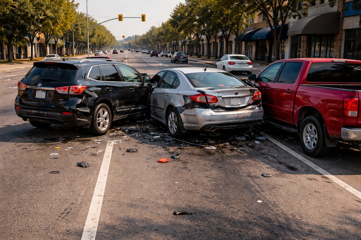 Who Is Liable in Multi-Vehicle Chain Reaction Accidents? california